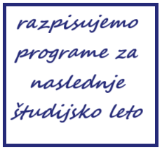 VPIS V PROGRAM IZOBRAŽEVANJA 2025-2026